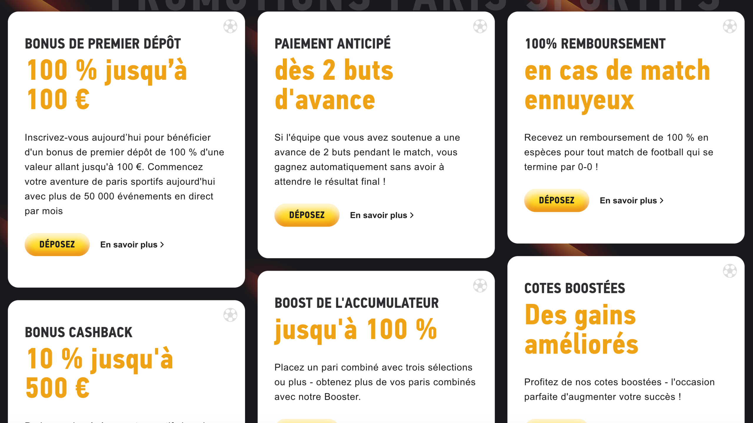 Bonus Fezbet Bonus sur Fezbet Belgique